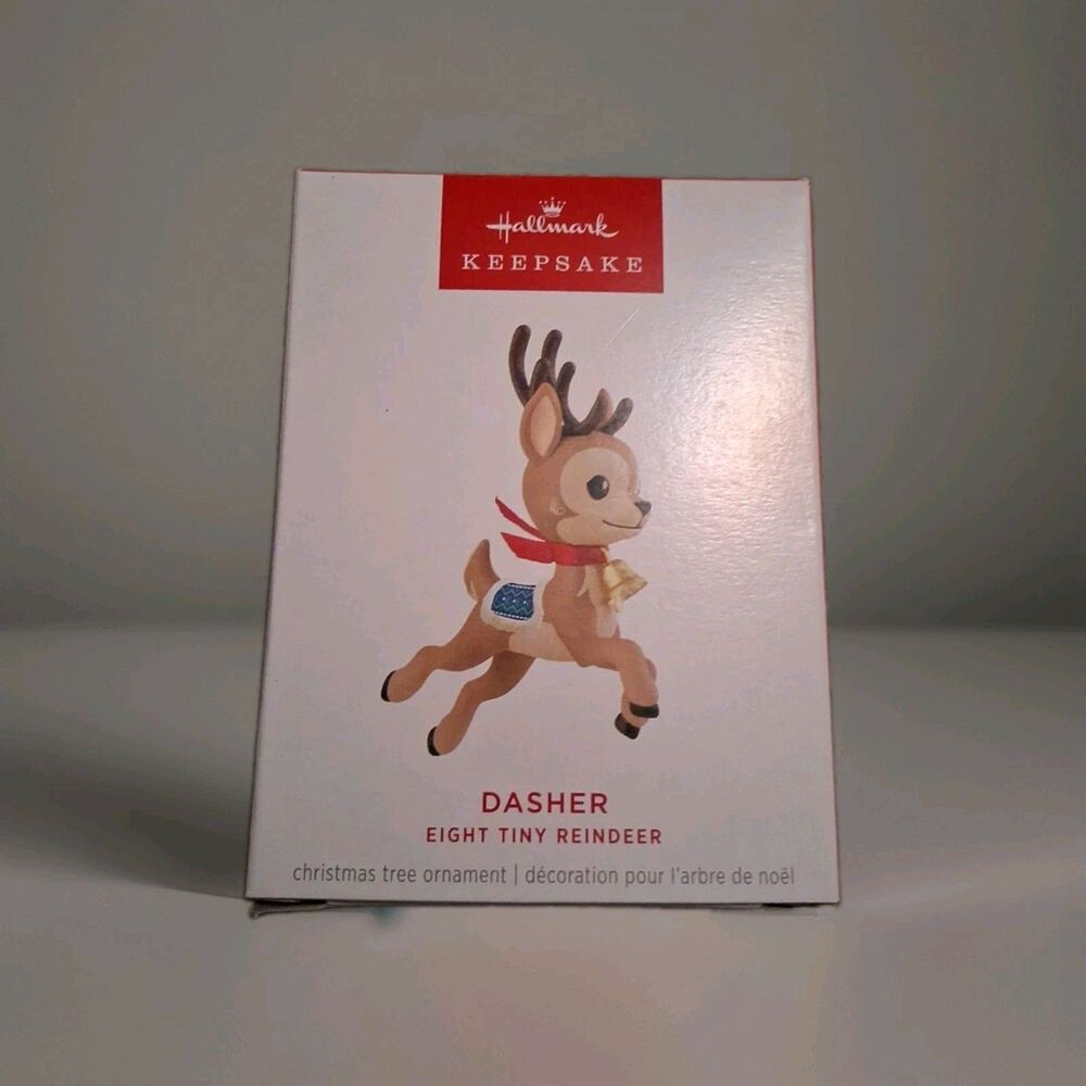 Hallmark Keepsake Dasher Reindeer Ornament, Eight Tiny Reindeer Series 2025